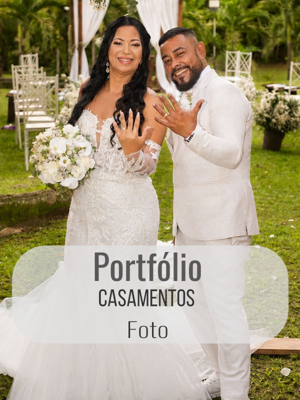 Portfólio de fotos de casamentos
